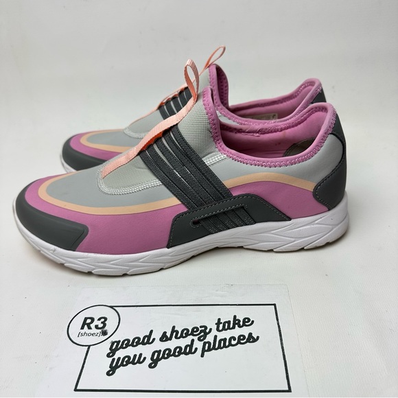 Vionic Vayda Womens Sz 9.5 Slip On Comfort Sneakers Pink White Shoes - Picture 3 of 7
